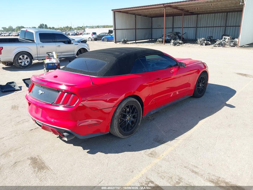 Vin: 1fatp8uh8g5231769, lot: 46828010, ford mustang ecoboost premium 20164