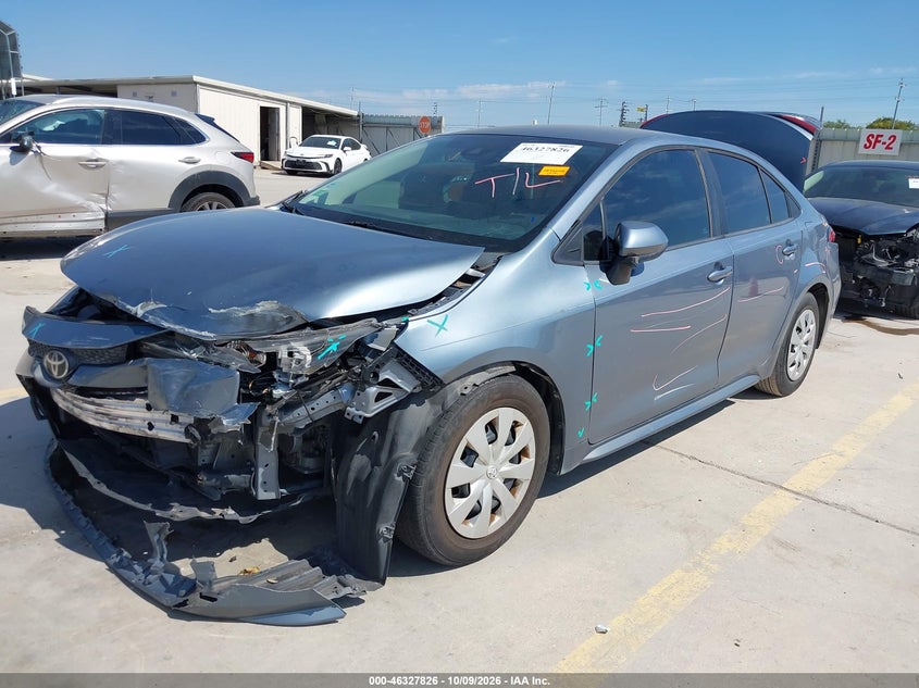 Vin: 5yfdprae7lp002270, lot: 46828079, toyota corolla l 20202