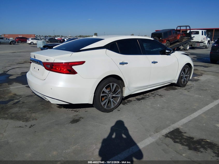 Vin: 1n4aa6ap8gc416473, lot: 46828093, nissan maxima 3.5 sv 20164