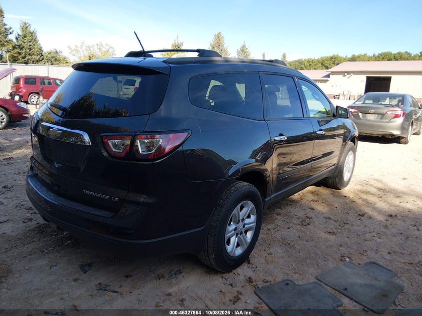 Vin: 1gnkvfkd0ej154648, lot: 46828117, chevrolet traverse ls 20144