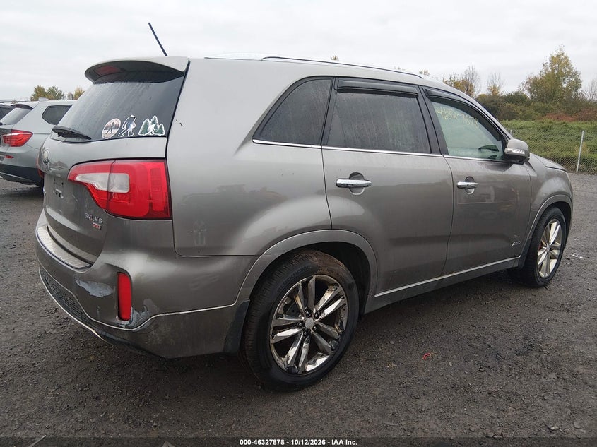 Vin: 5xykwda75eg468821, lot: 46828131, kia sorento limited v6 20144