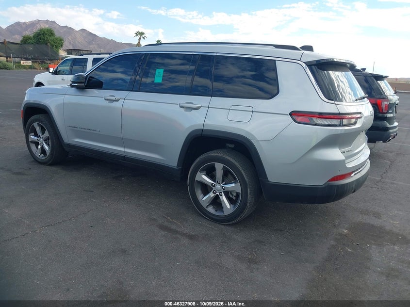 Vin: 1c4rjkbg3m8107125, lot: 46828161, jeep grand cherokee l limited 4x4 20213