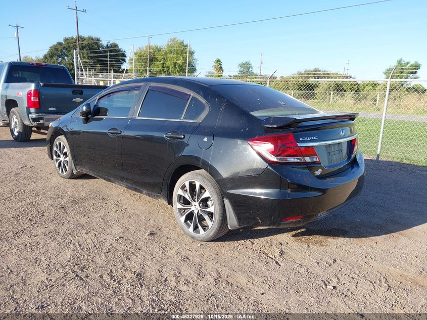 Vin: 19xfb2f87de053658, lot: 46828182, honda civic ex 20133