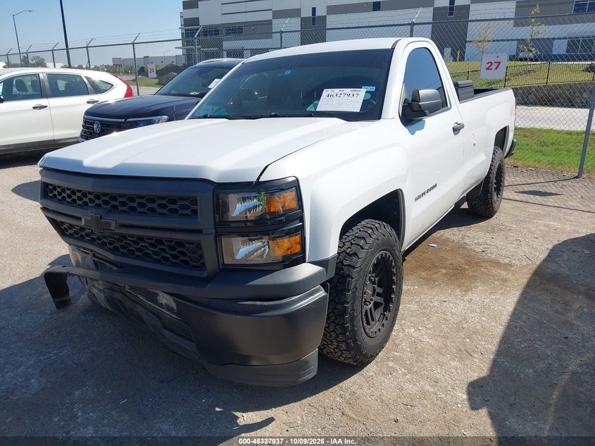 2015 Chevrolet Silverado 1500 Wt, Правый бок, IAAI, VIN 1GCNCPEHXFZ324713 — фото 2