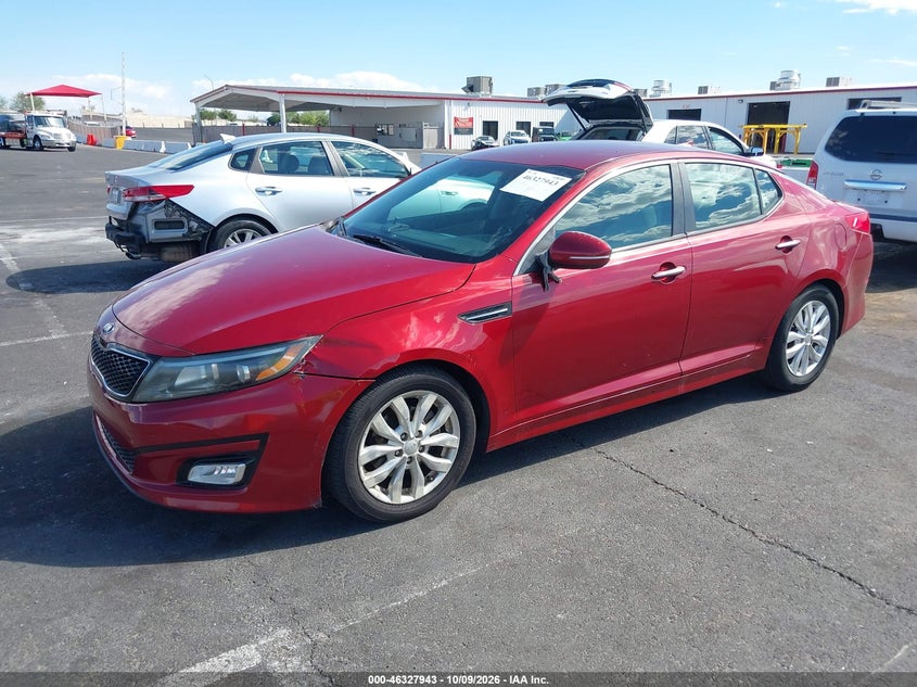 2014 Kia Optima Lx, Normal Wear & Tear, IAAI, VIN 5XXGM4A77EG342914 — photo 2