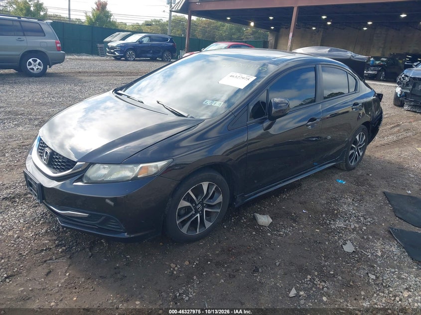 Vin: 19xfb2f8xde252297, lot: 46828228, honda civic ex 20132
