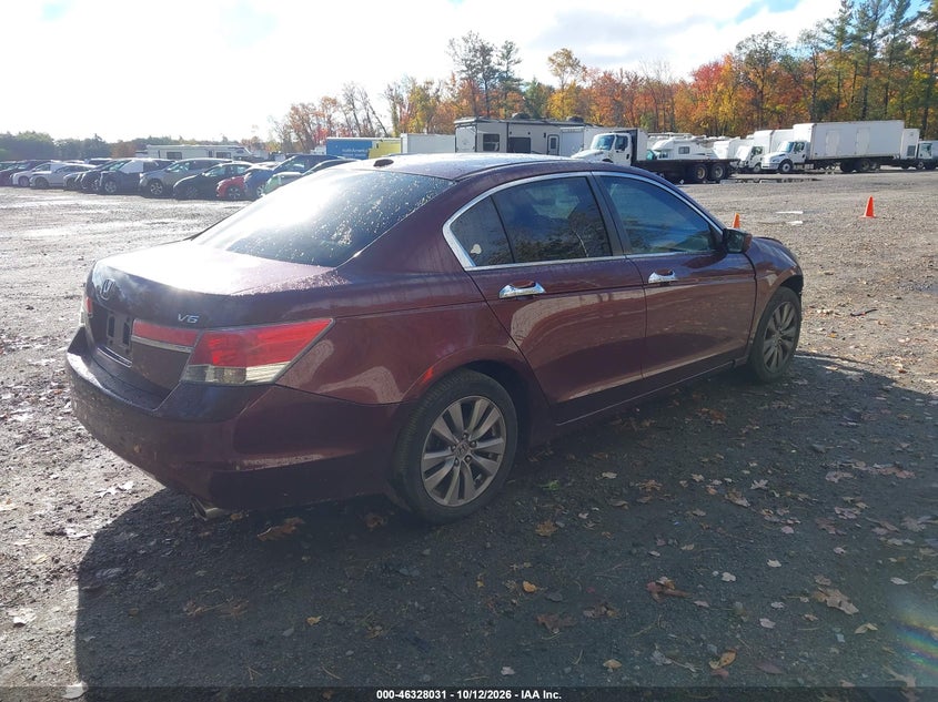 Vin: 1hgcp3f80ba006404, lot: 46828284, honda accord 3.5 ex-l 20114