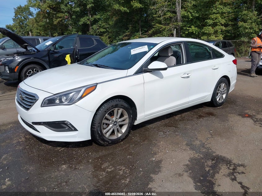 2017 Hyundai Sonata, Theft Recovery, IAAI, VIN 5NPE24AF4HH561777 — photo 2