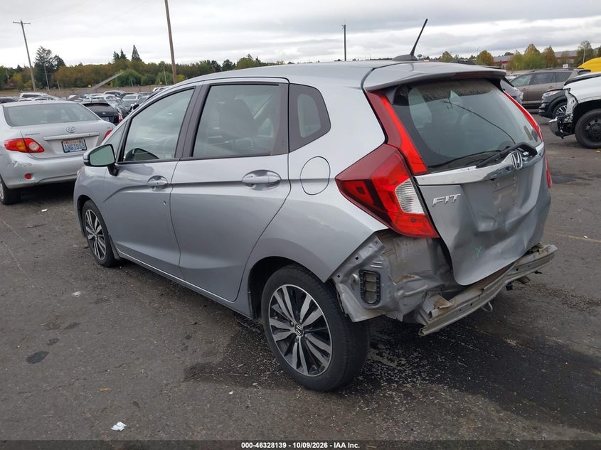 Vin: 3hggk5h81km717606, lot: 46828392, honda fit ex 20193
