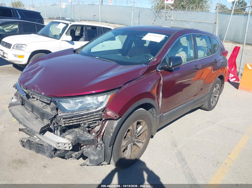 Vin: 2hkrw5h34jh407101, lot: 46828451, honda cr-v lx 20182