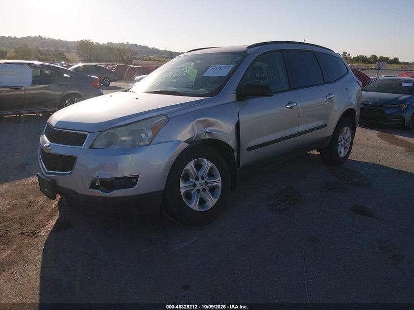 Vin: 1gnkreed4bj351456, lot: 46828465, chevrolet traverse ls 20112