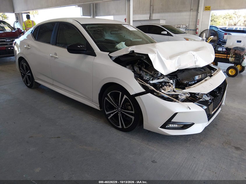 Vin: 3n1ab8dv1ly217721, lot: 46828482, nissan sentra sr xtronic cvt 20201