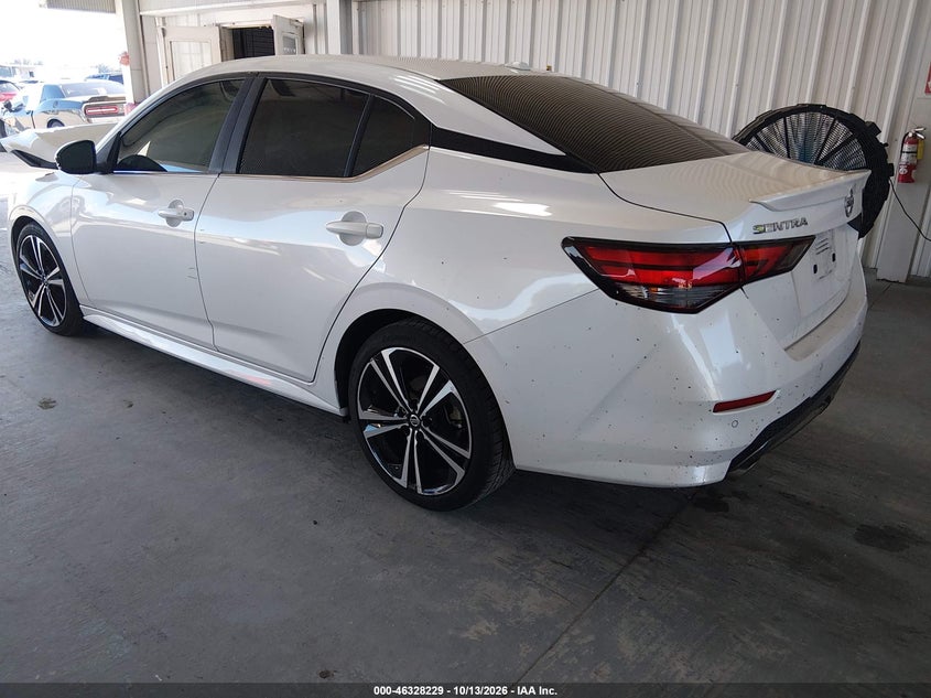 Vin: 3n1ab8dv1ly217721, lot: 46828482, nissan sentra sr xtronic cvt 20203