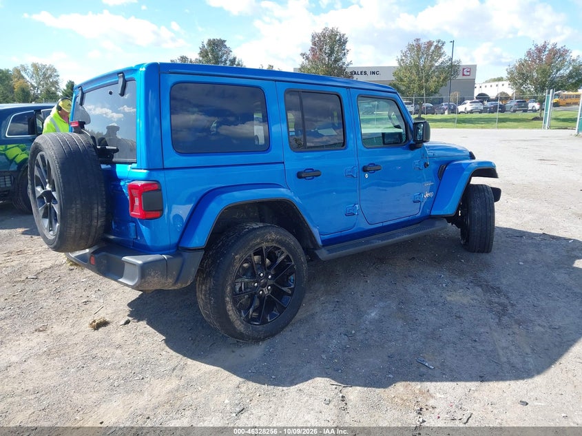 Vin: 1c4jjxp62pw517019, lot: 46828510, jeep wrangler 4xe sahara 4x4 20234