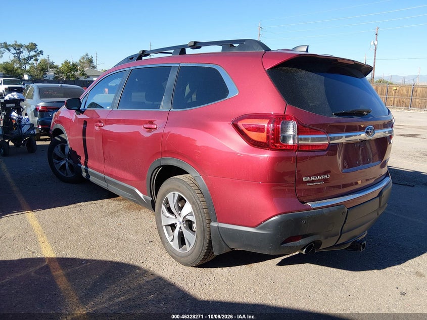 Vin: 4s4wmafd1k3432107, lot: 46828524, subaru ascent premium 20193