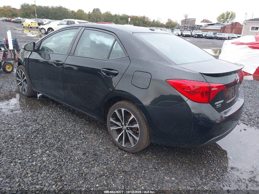 Vin: 2t1burhe1jc089747, lot: 46828530, toyota corolla xse 20183