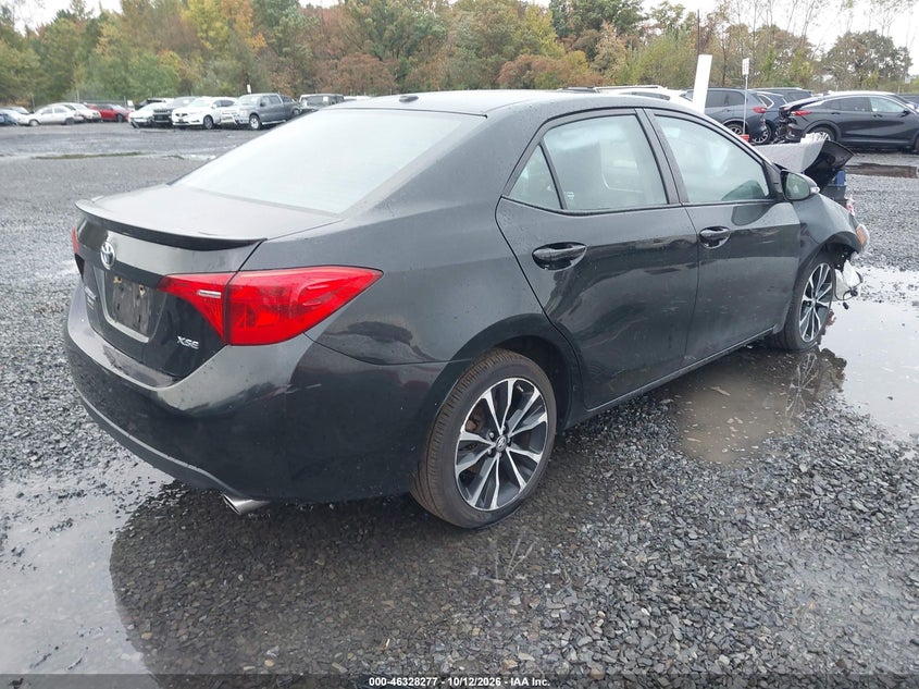 Vin: 2t1burhe1jc089747, lot: 46828530, toyota corolla xse 20184
