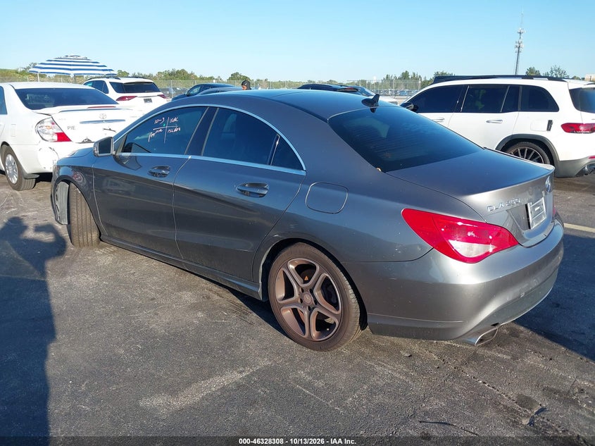 Vin: wddsj4eb7en136021, lot: 46828561, mercedes-benz cla 250 20143