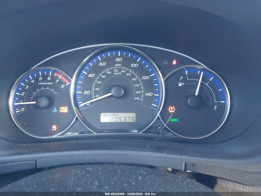 SUBARU FORESTER 2012 VIN JF2SHADC9CH469557