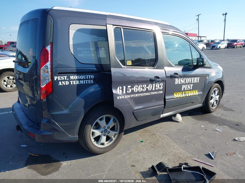 Vin: nm0ae8f73e1151051, lot: 46828574, ford transit connect xlt 20144
