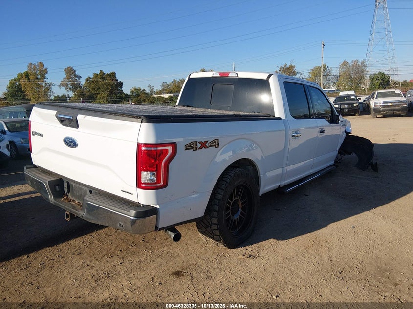 Vin: 1ftfw1ef6fkd11778, lot: 46828588, ford f-150 xlt 20154