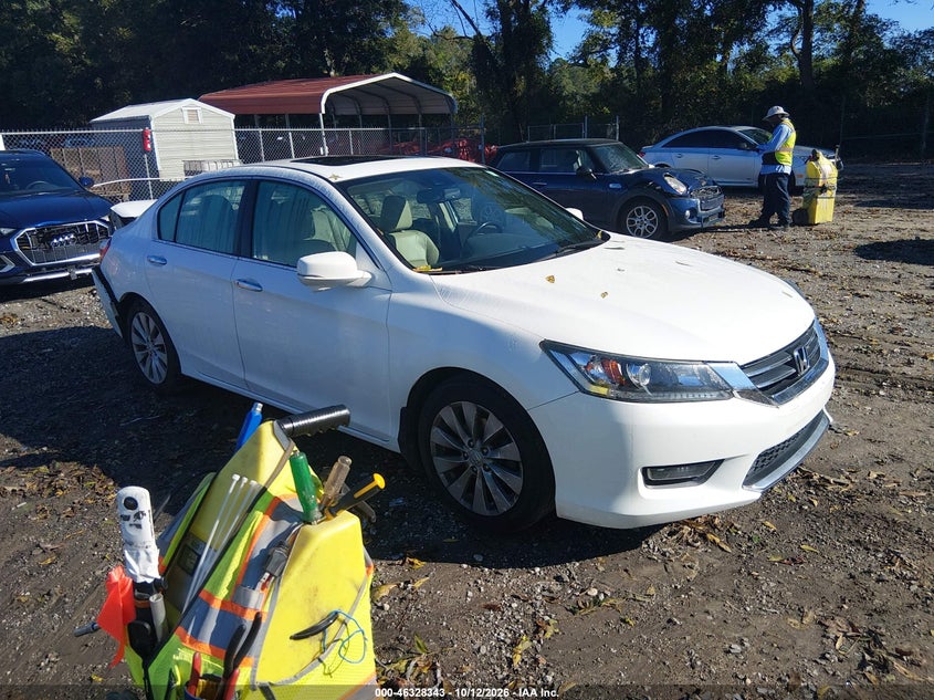 Vin: 1hgcr2f85ea234603, lot: 46828596, honda accord ex-l 20141