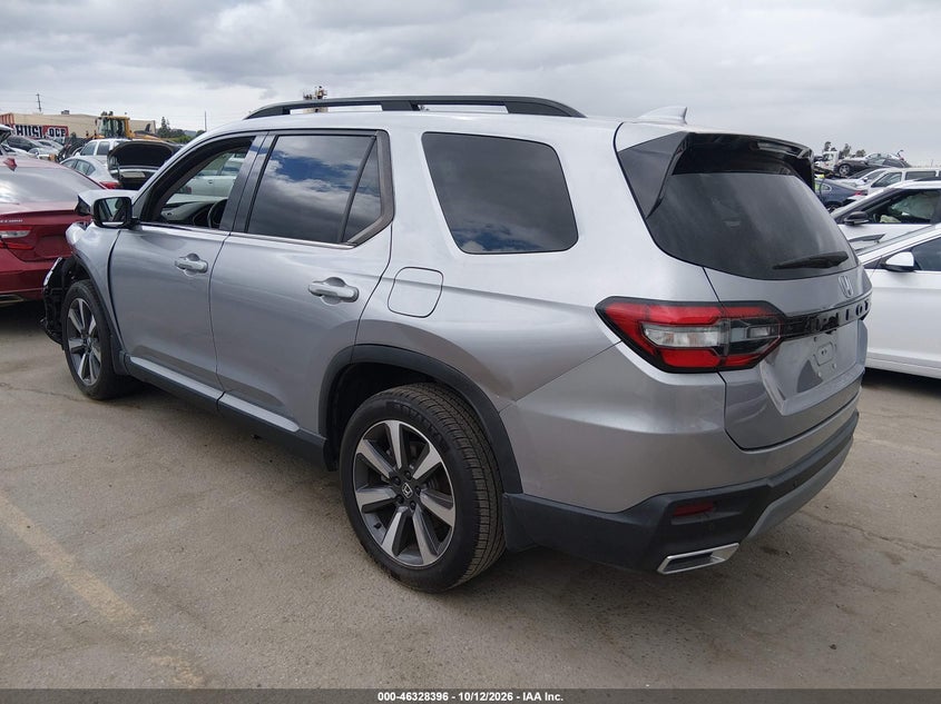 Vin: 5fnyg2h74pb004463, lot: 46828649, honda pilot 2wd touring 20233