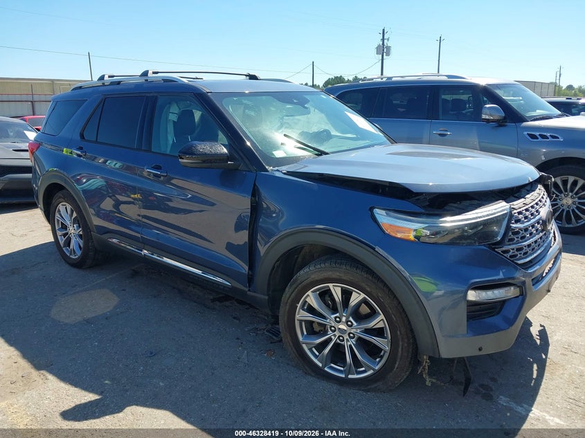 Vin: 1fmsk7fh9mgb44731, lot: 46828672, ford explorer limited 20211