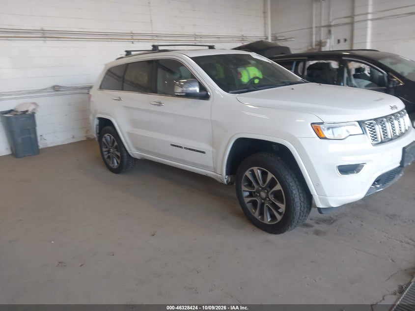 Vin: 1c4rjfcmxjc407619, lot: 46828677, jeep grand cherokee overland 4x4 20181