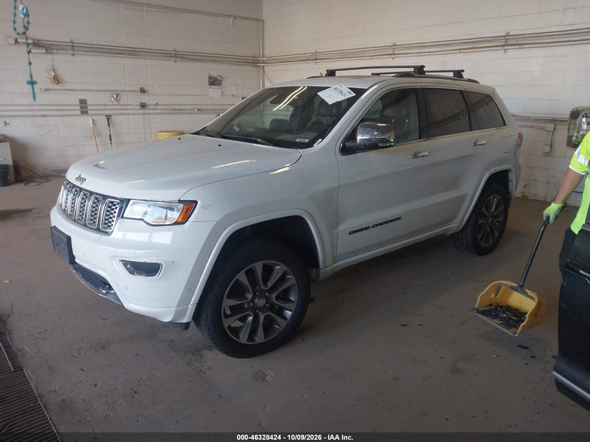 Vin: 1c4rjfcmxjc407619, lot: 46828677, jeep grand cherokee overland 4x4 20182