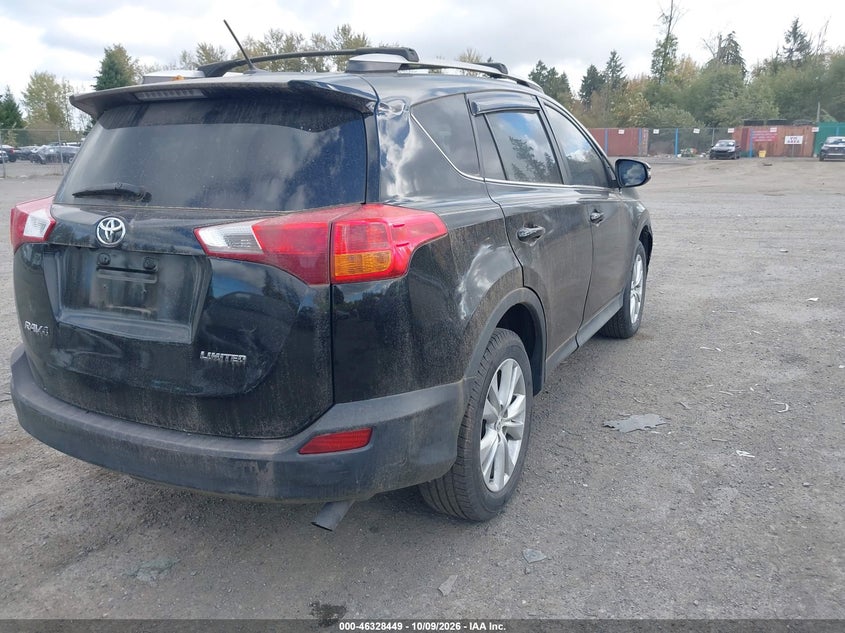 Vin: 2t3yfrev6fw182575, lot: 46828702, toyota rav4 limited 20154