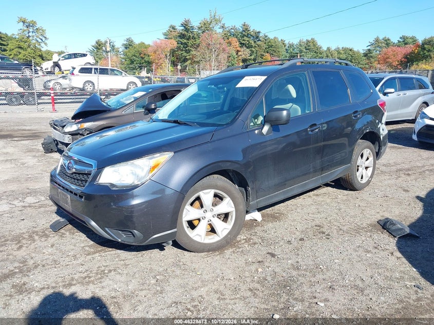 Vin: jf2sjabc3fh510809, lot: 46828726, subaru forester 2.5i 20152