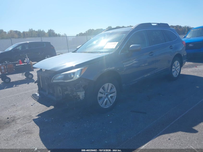 Vin: 4s4bsadc6g3309666, lot: 46828735, subaru outback 2.5i premium 20162