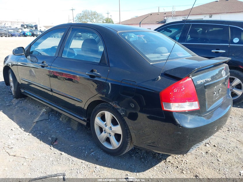 KIA SPECTRA 2009 VIN KNAFE222395026305