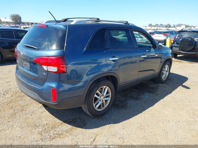 Vin: 5xykt4a70fg607098, lot: 46828754, kia sorento lx v6 20154