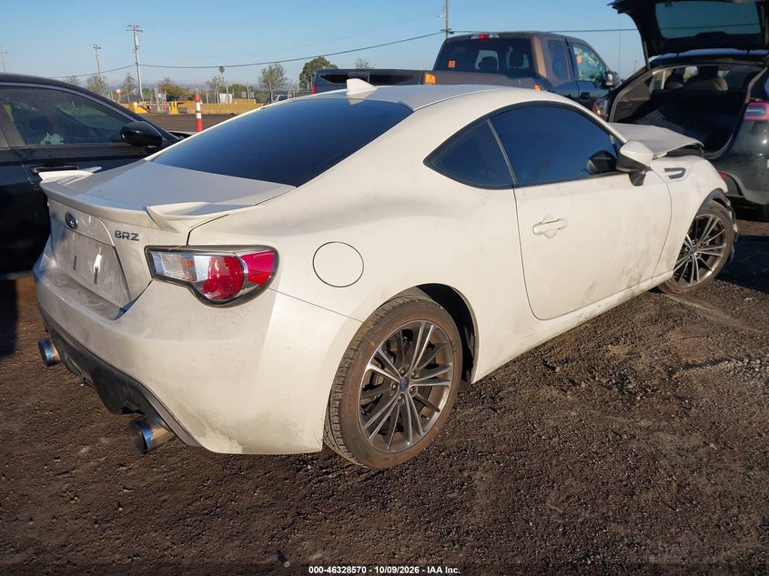 Vin: jf1zcac16f9602372, lot: 46828823, subaru brz limited 20154