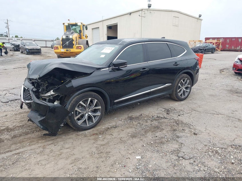 Vin: 5j8yd9h49nl010486, lot: 46828879, acura mdx technology package 20222