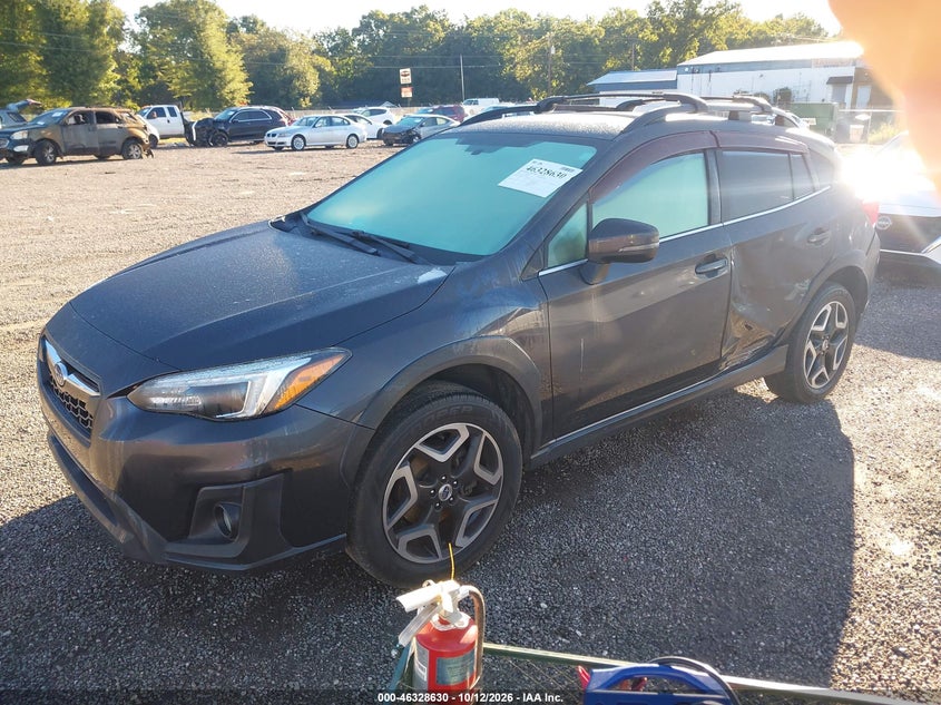 Vin: jf2gtamc2j8327696, lot: 46828883, subaru crosstrek 2.0i limited 20182