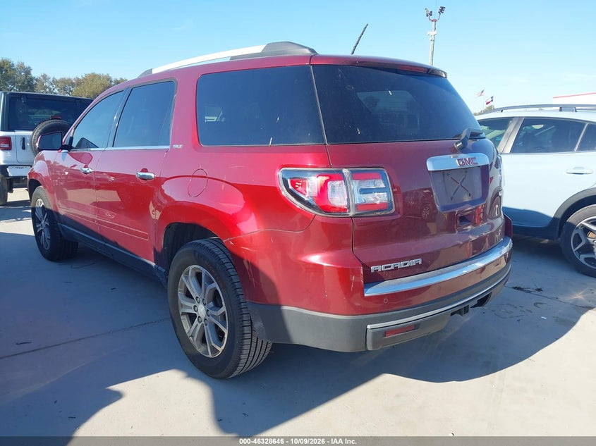Vin: 1gkkrrkd4fj329200, lot: 46828899, gmc acadia slt-1 20153