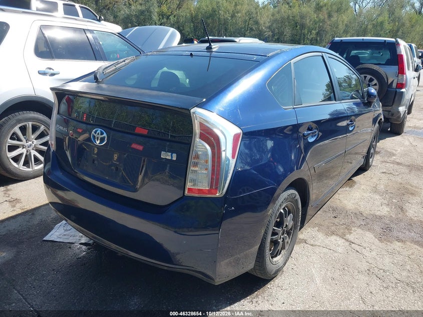 Vin: jtdkn3du7f1957740, lot: 46828907, toyota prius four 20154