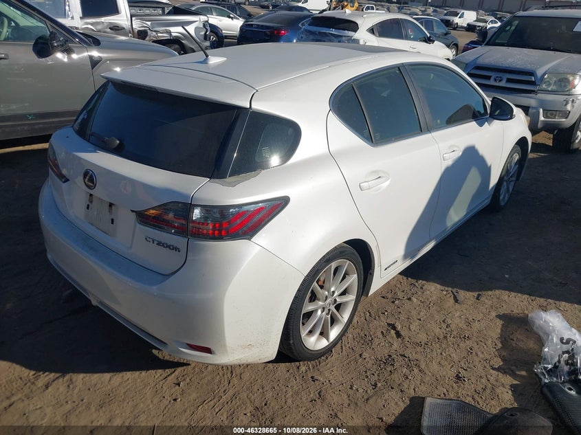 Vin: jthkd5bh1b2041028, lot: 46828918, lexus ct 200h premium 20114