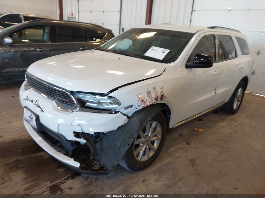 Vin: 1c4rdhag0pc635072, lot: 46828953, dodge durango sxt rwd 20232