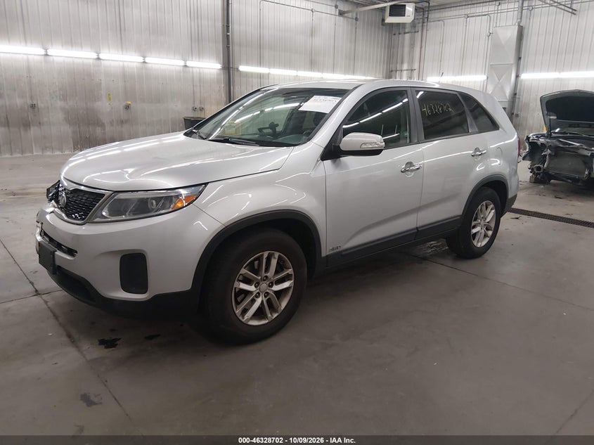 Vin: 5xyktca62fg558102, lot: 46828955, kia sorento lx 20152