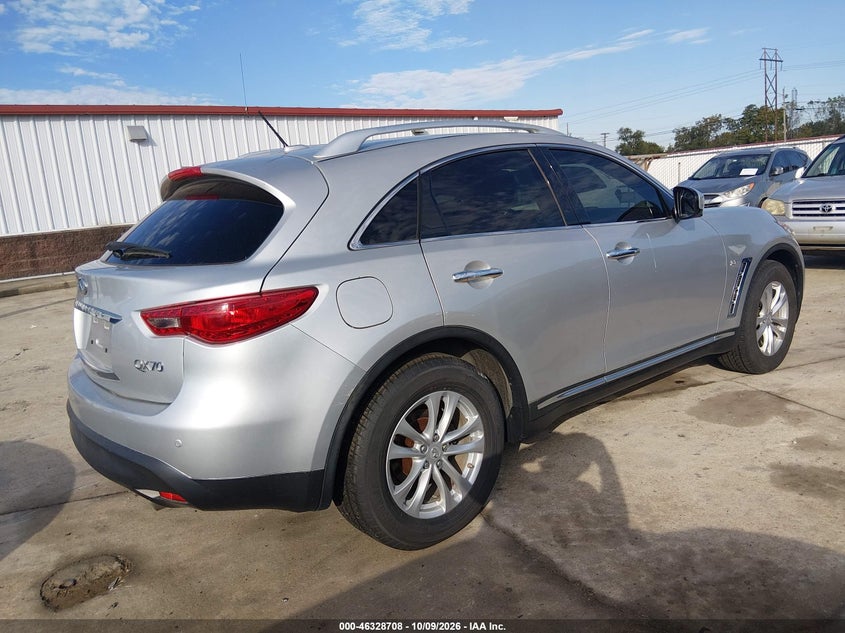Vin: jn8cs1mw8hm411277, lot: 46828960, infiniti qx70 20174