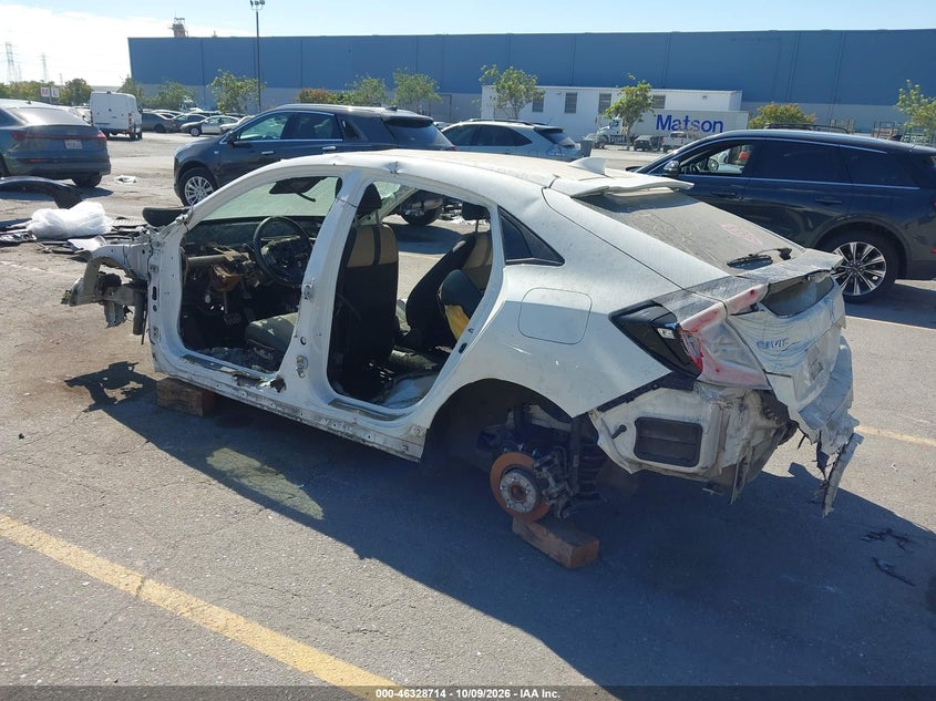 Vin: shhfk7h97ju433073, lot: 46828967, honda civic sport touring 20183