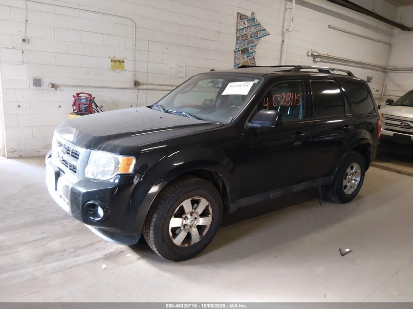 Vin: 1fmcu0e75ckc84818, lot: 46828968, ford escape limited 20122
