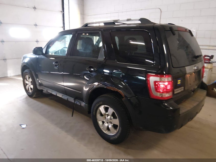 Vin: 1fmcu0e75ckc84818, lot: 46828968, ford escape limited 20123