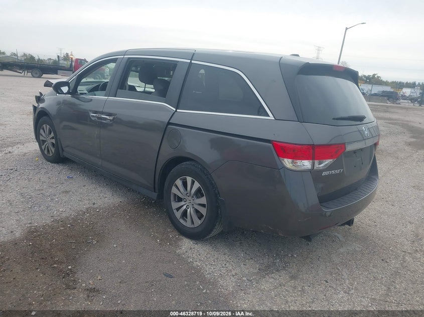 Vin: 5fnrl5h67hb012812, lot: 46828972, honda odyssey ex-l 20173
