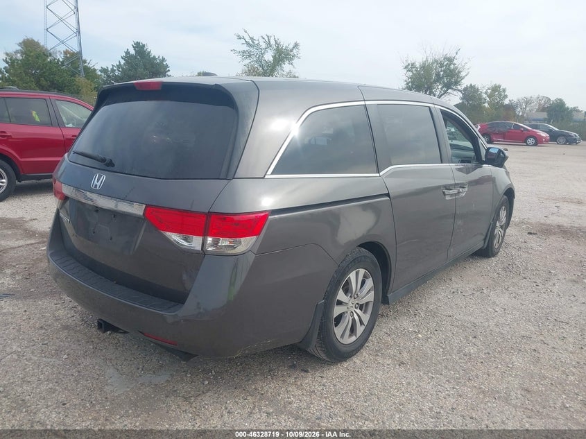 Vin: 5fnrl5h67hb012812, lot: 46828972, honda odyssey ex-l 20174