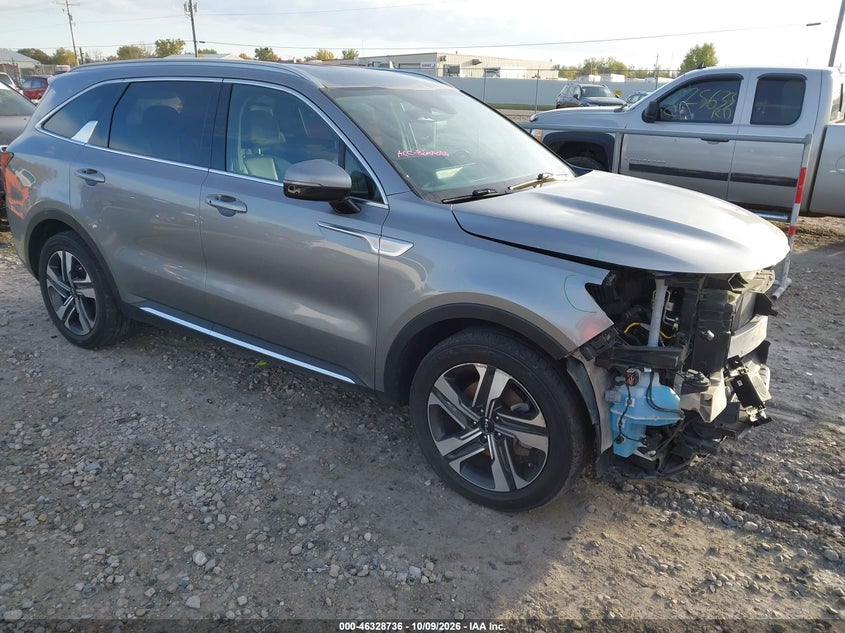 Vin: kndrhdlg6p5222264, lot: 46828989, kia sorento hybrid ex 20231